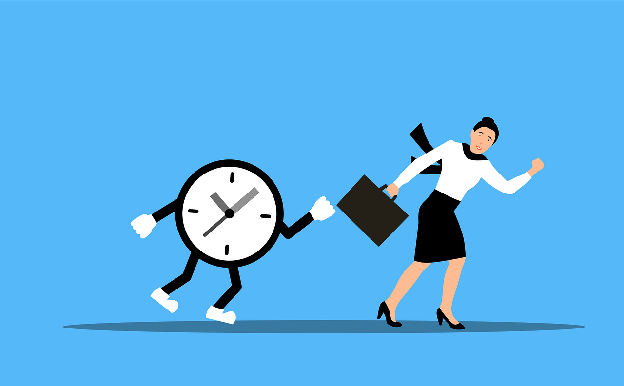 woman, clock, run-5762754.jpg